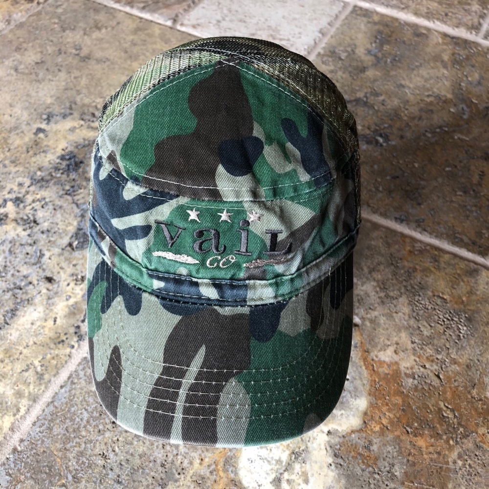 Camo Mountain Vail Colorado Hiking Hat